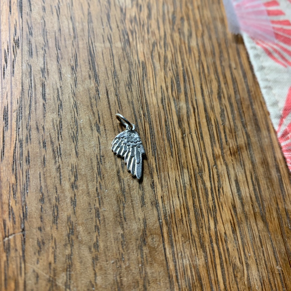 Helen Ficcalora sterling silver angel charm